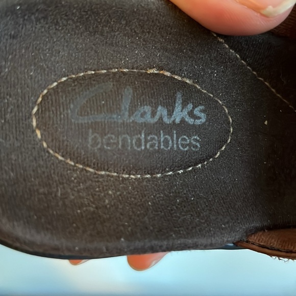 Bendables by Clarks Brown Fall Slip On Women’s Clogs, Size 7N - Picture 10 of 10